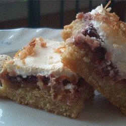 Almond-Raspberry Meringue Bars recipe
