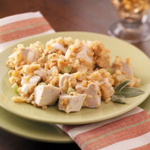 Chicken And Stuffing Casserole recipe