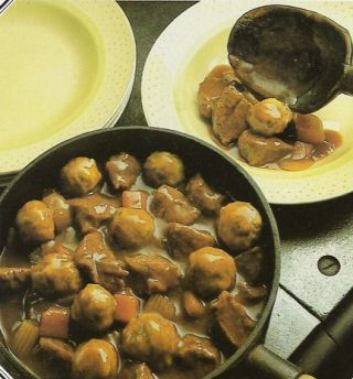 Beef With Parsley Dumplings recipe