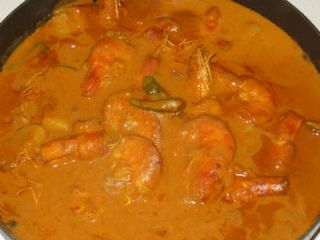 Prawns Chingri Malai Curry recipe
