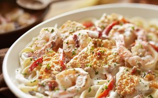 Roast Chicken With Shrimp Sauce recipe
