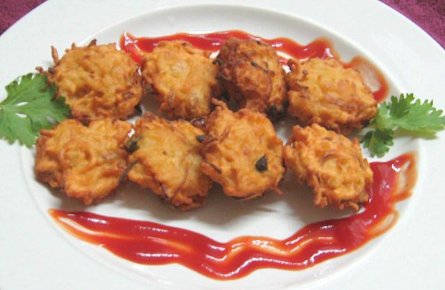 Pakoras Noodles recipe