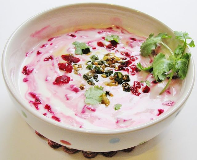 Beetroot Raita recipe