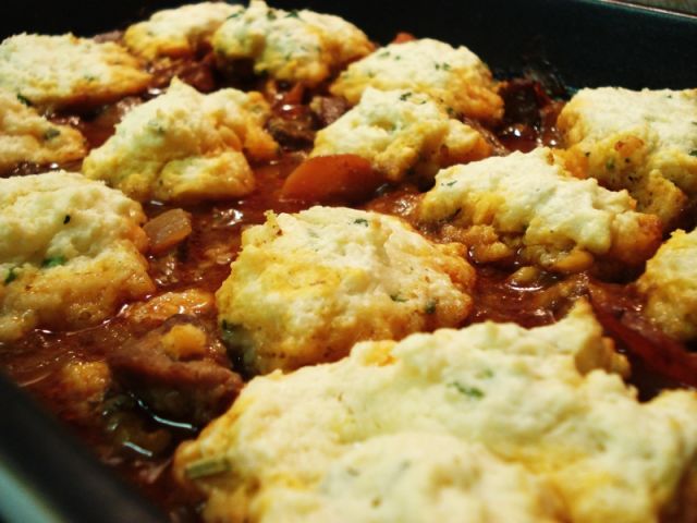 Beef Stew With Parsley Dumplings recipe