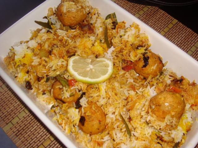 Mutton Kofta Pulao recipe