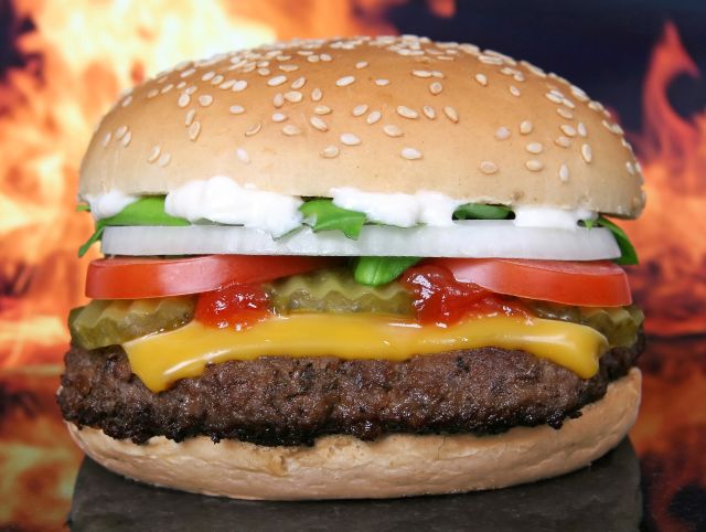 Vegetable N Cheese Burger recipe