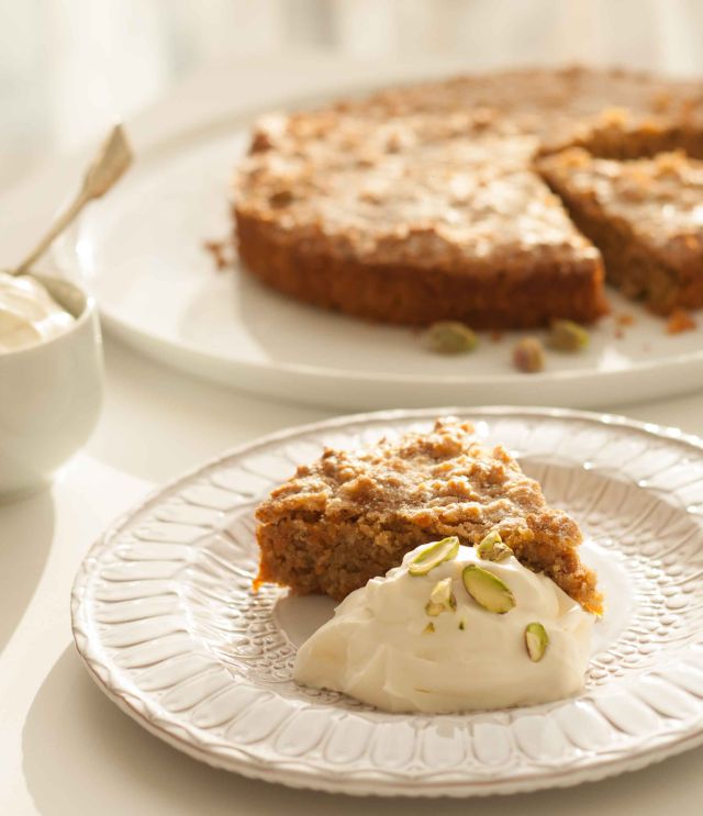 Almond Pistachio Triangles recipe