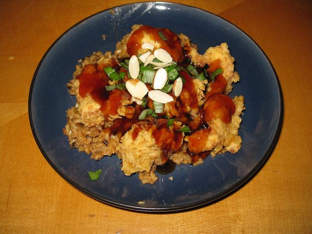 Almond-Crusted Catalan Chicken